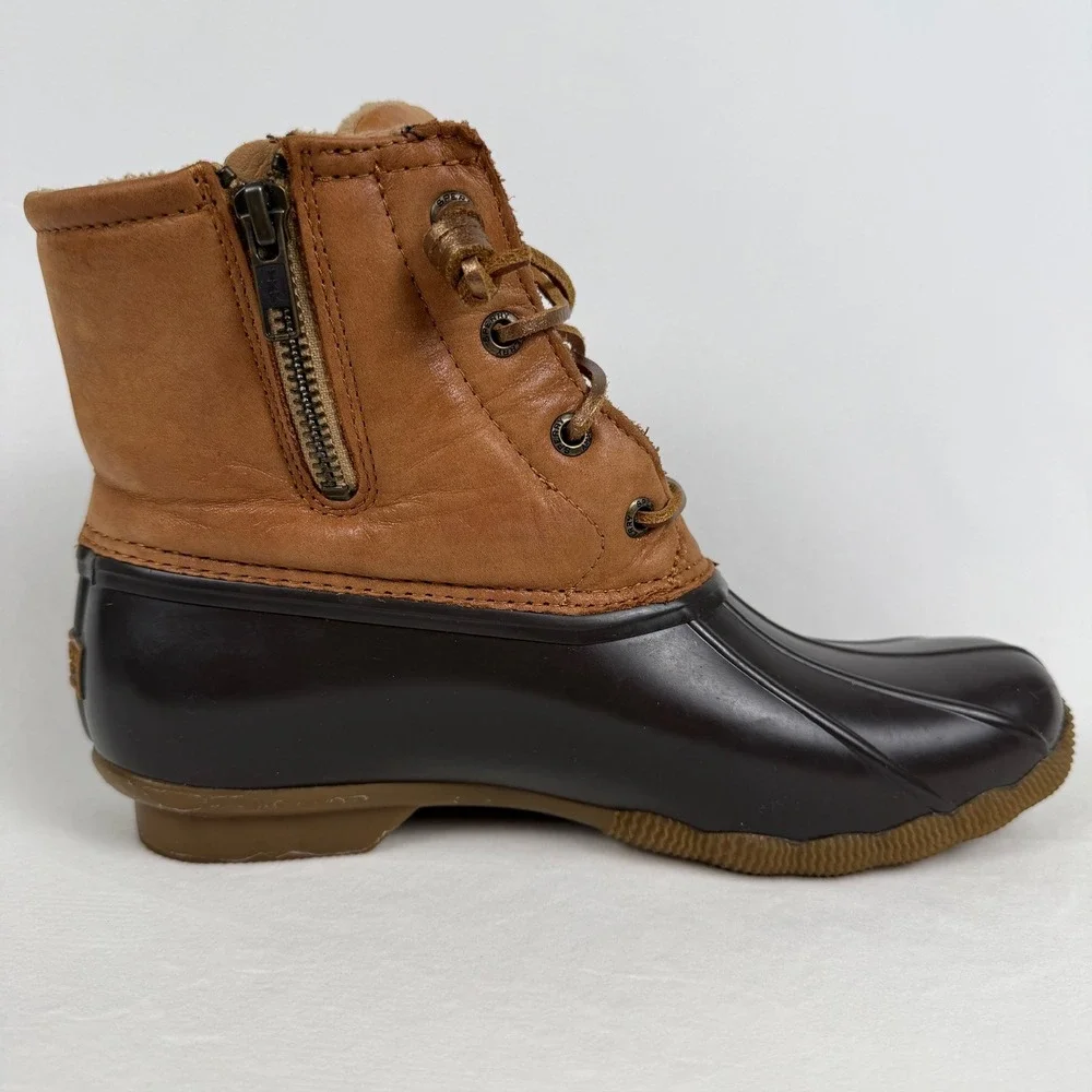 Sperry Saltwater Top Sider Womens Duck Boots Waterproof Snow 7.5